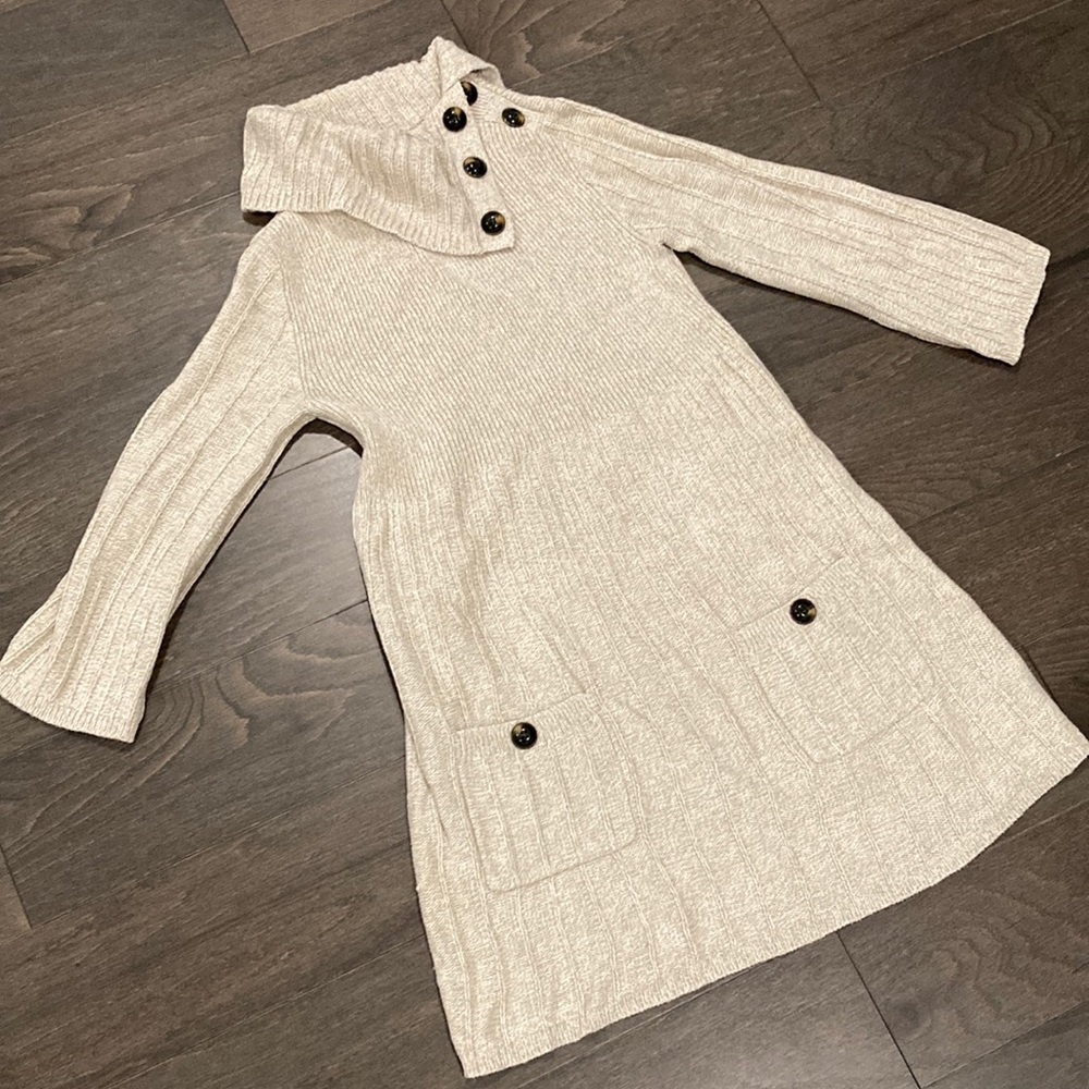 3/$15 Asymmetrical neck lightweight sweater tunic
